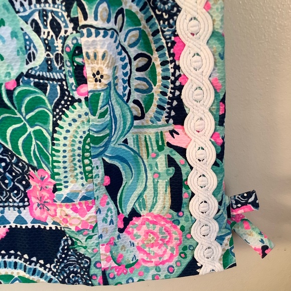 Lilly Pulitzer Mila Stretch Shift Looking Sharp Multi Color Dress NWT SZ 00 $178 - Picture 5 of 12